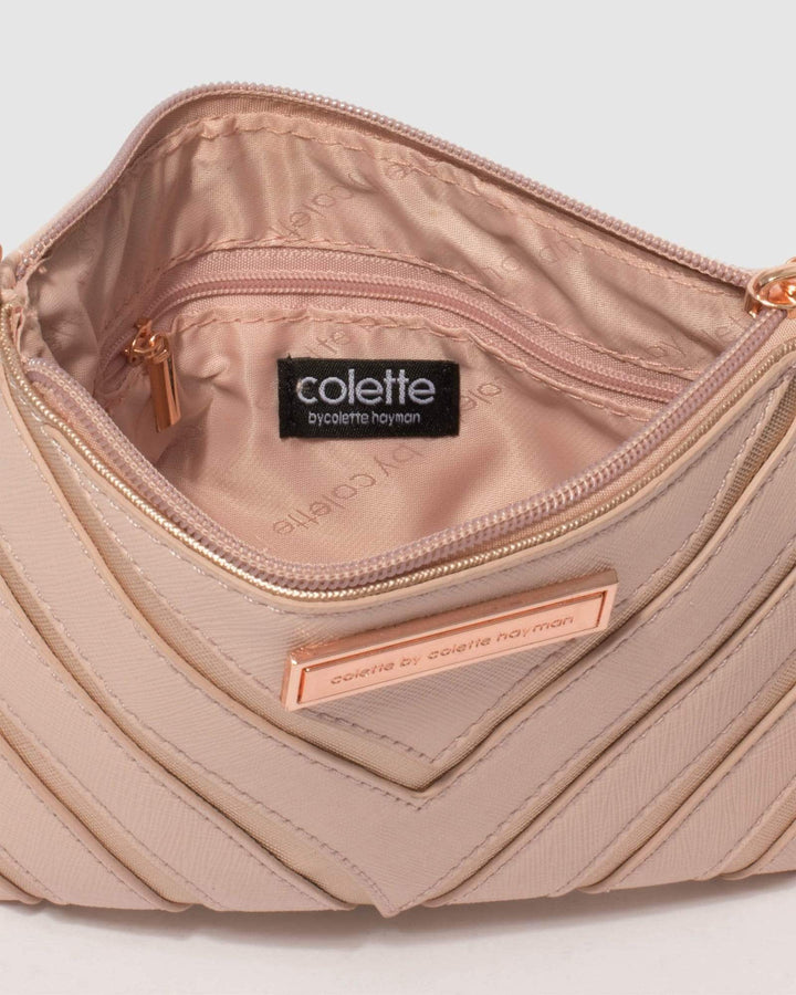Pink Peta Panel Crossbody Bag | Crossbody Bags