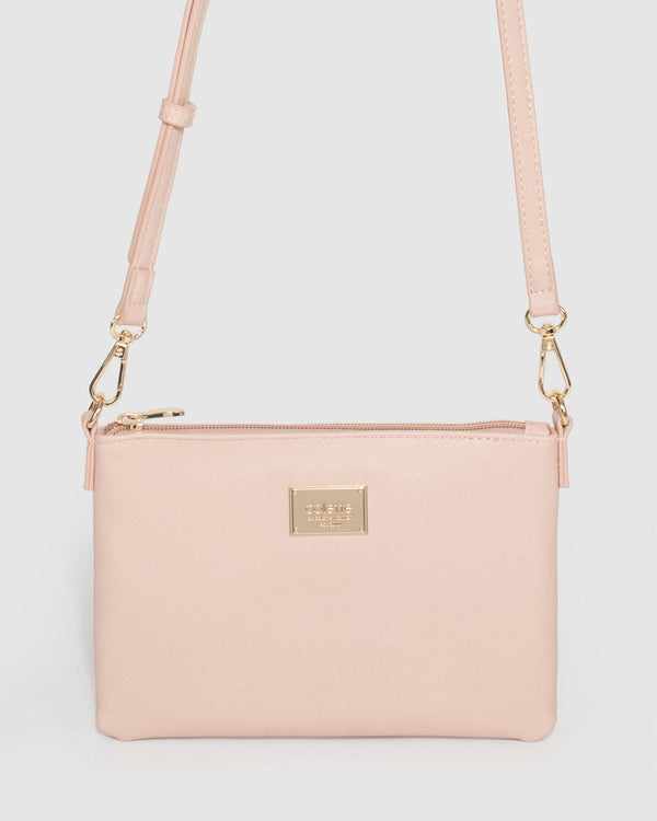 Pink Strap Crossbody Bag | Crossbody Bags