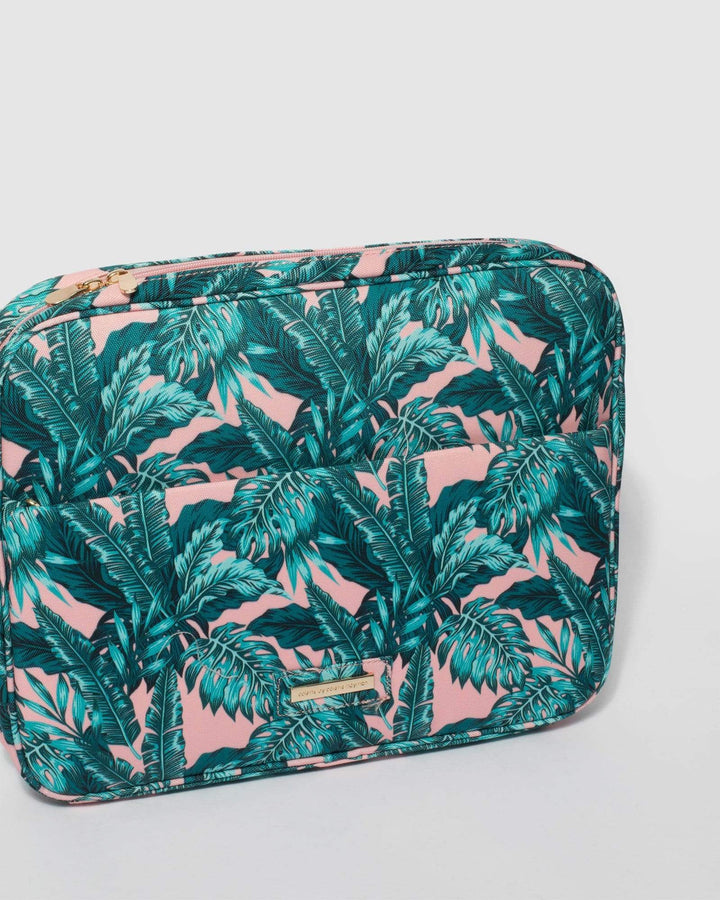 Pink Print Mikki Laptop Case | Work Bags