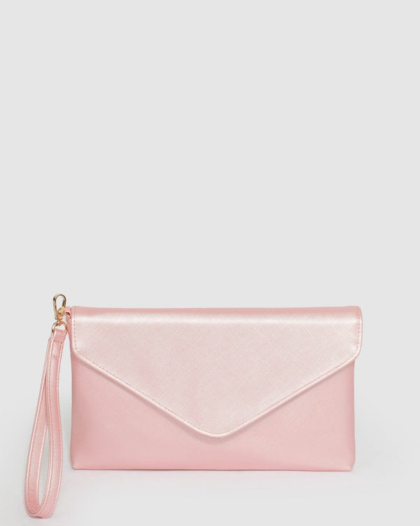 Pink Ruby Wristlet Clutch Bag | Clutch Bags