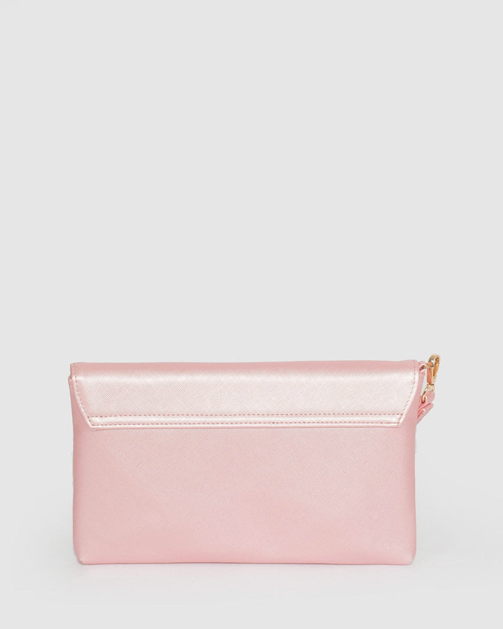 Colette by Colette Hayman Pink Ruby Wristlet Clutch Bag