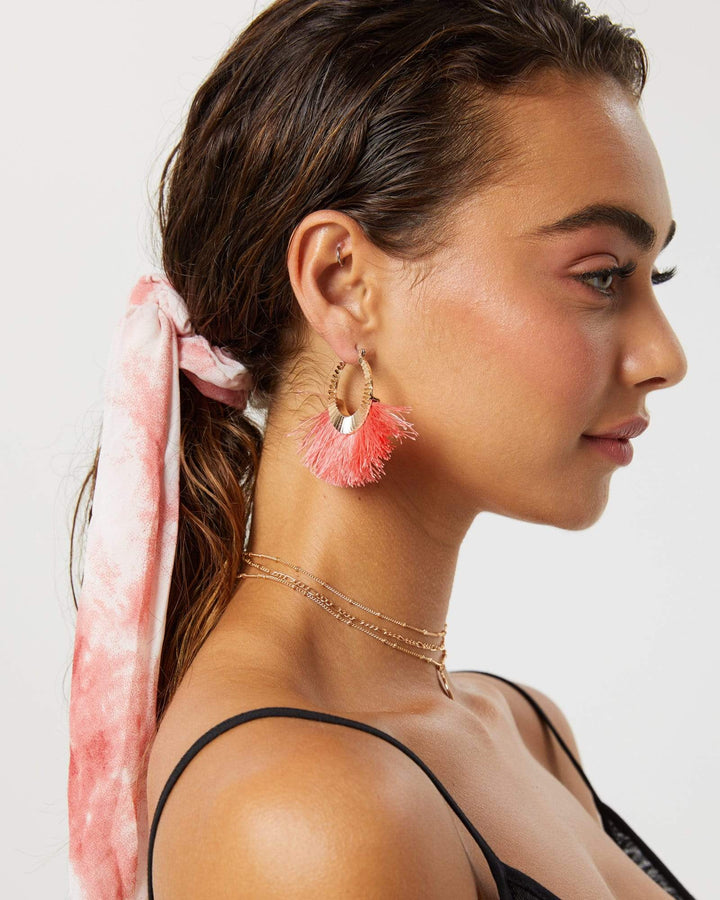 Pink Salsa Tassel Drop Earrings | Earrings
