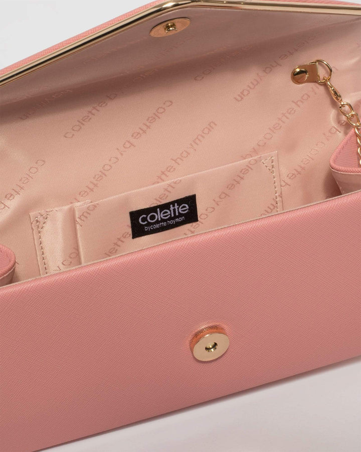 Pink Sammie Clutch Bag | Clutch Bags