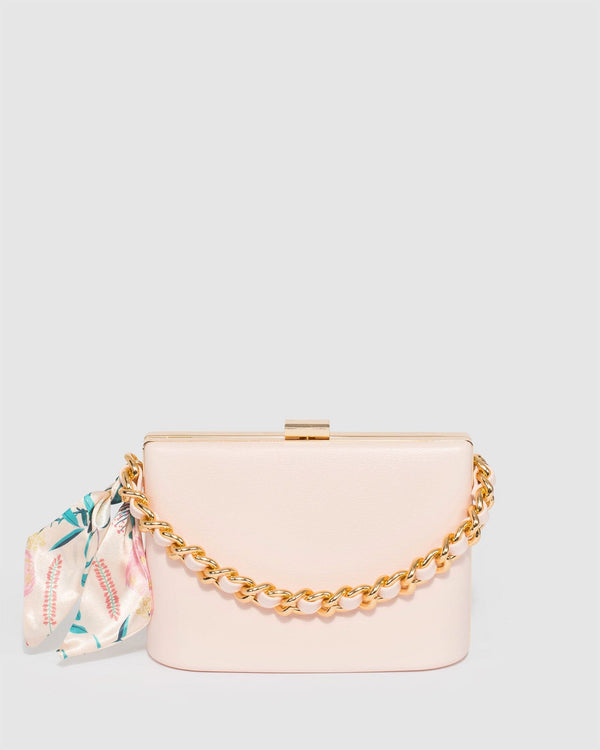 Colette by Colette Hayman Pink Shania Scarf Clutch Bag