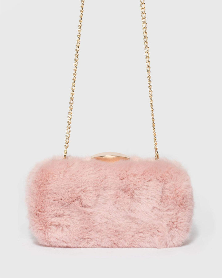 Pink Soft Hardcase Clutch Bag | Clutch Bags
