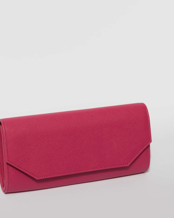 Pink Tasha Clutch Bag | Clutch Bags