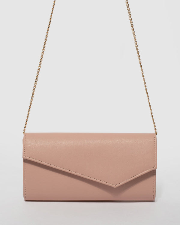 Pink Tessa Evening Clutch Bag | Clutch Bags