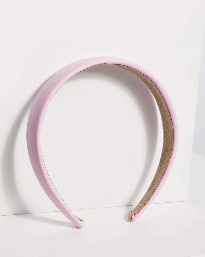 Pink Thin Plain Headband | Hair Accessories