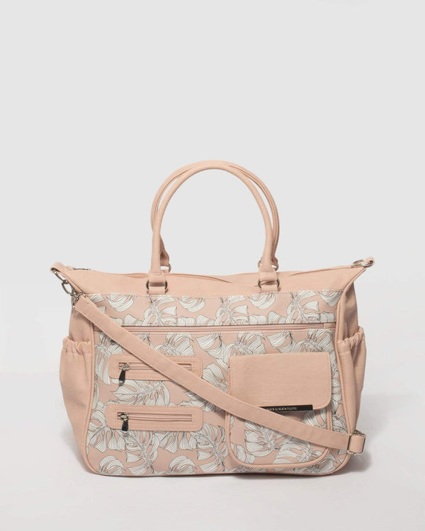 Pink Triple Zip Baby Bag | Baby Bags