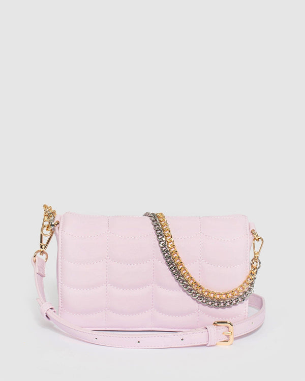 Colette by Colette Hayman Pink Vivica Quilt Crossbody Bag