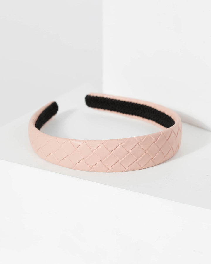 Pink Woven Headband | Accessories