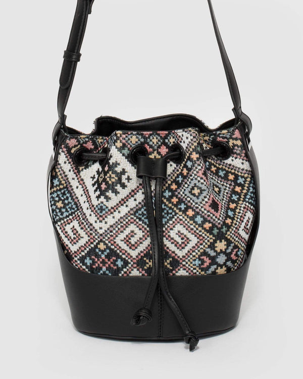 Print Becky Bucket Bag | Bucket Bags