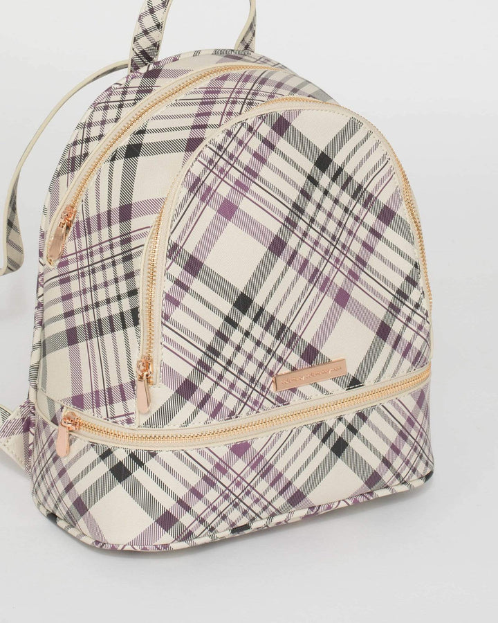 Print Bridget Medium Plate Backpack | Backpacks