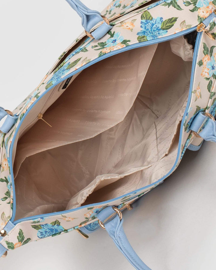 Print Double Pocket Zip Baby Bag | Baby Bags
