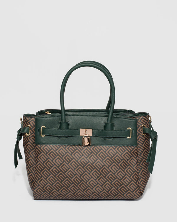 Print Elora Tie Tassel Tote Bag | Tote Bags