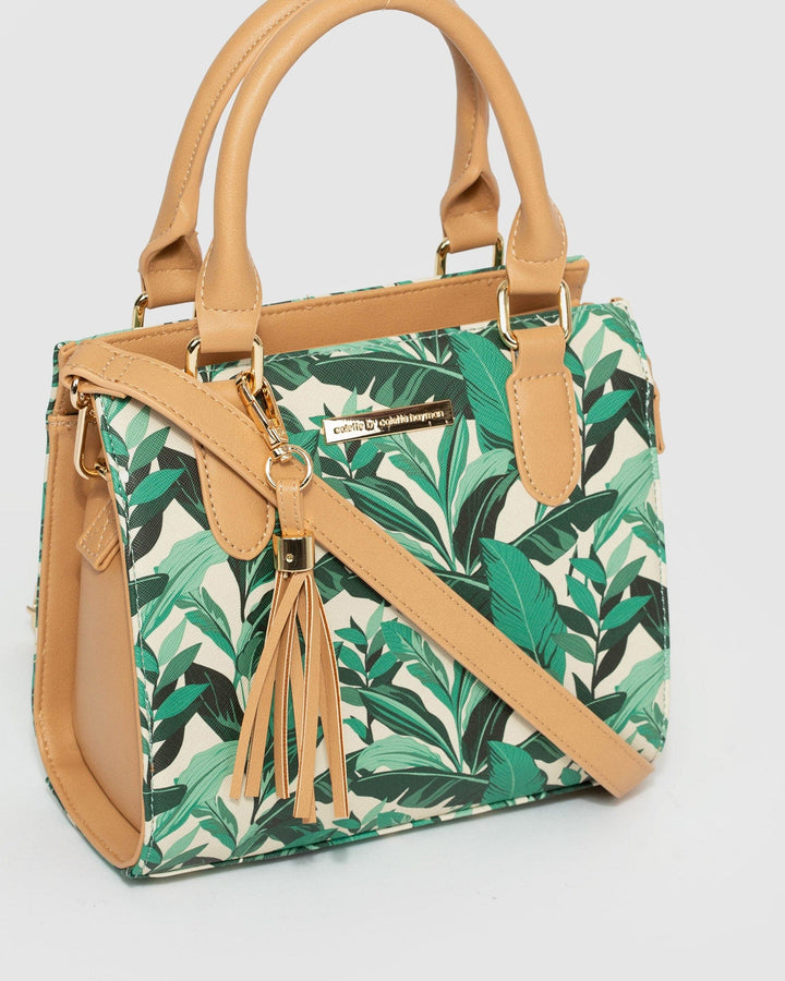 Print Sia Mini Tassel Tote Bag | Mini Bags