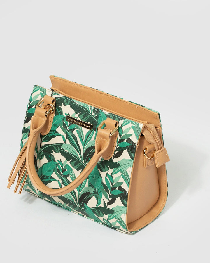 Print Sia Mini Tassel Tote Bag | Mini Bags