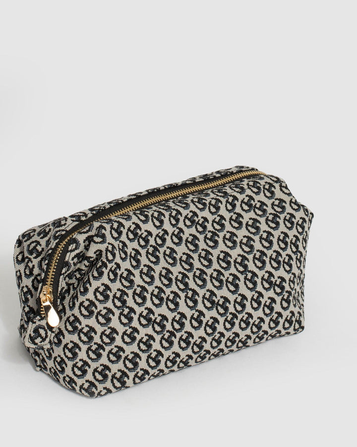 Print Structured Cosmetic Case | Cosmetic Cases