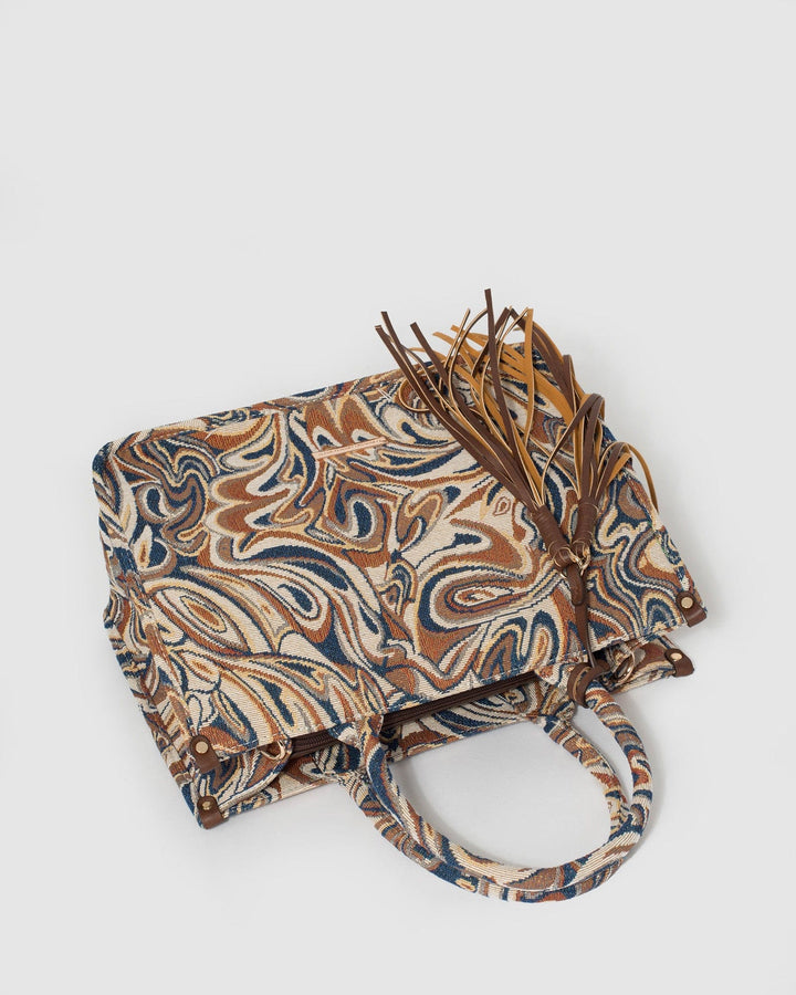 Print Wyomia Oversized Tote Bag | Tote Bags
