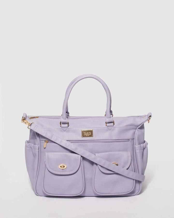 Purple Baby Travel Bag | Baby Bags