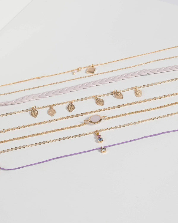 Purple Fine Bracelet Set | Wristwear