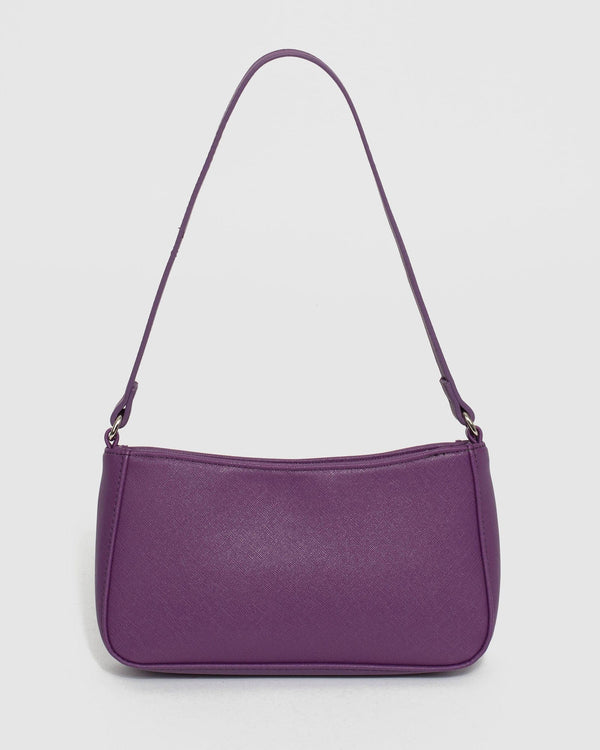 Purple Frankie Shoulder Bag | Shoulder Bags