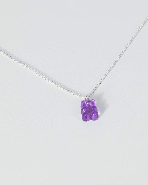 Purple Gummy Bear Necklace | Necklaces