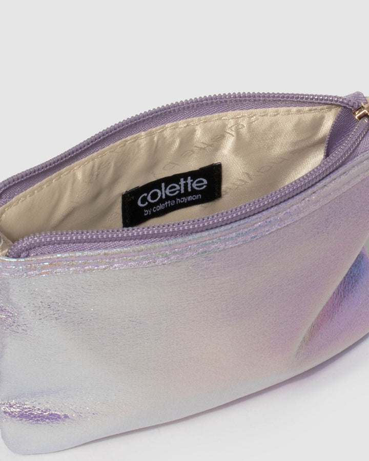 Colette by Colette Hayman Purple Iridescent Kids Raine Crossbody Bag