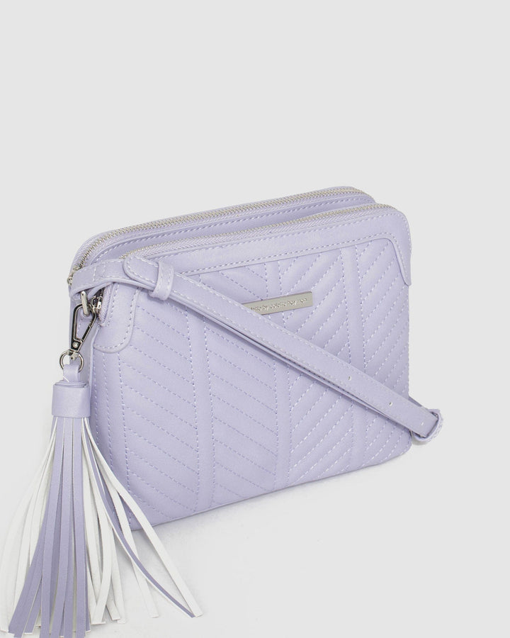 Purple Joanna Crossbody Bag | Crossbody Bags