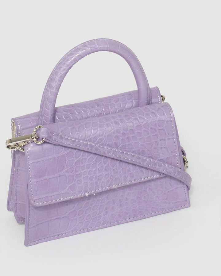 Colette by Colette Hayman Purple Kiki Double Mini Bag