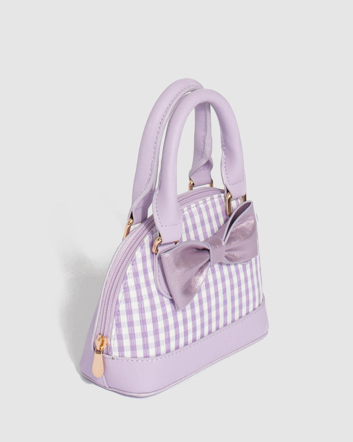 Colette by Colette Hayman Purple Monica Bow Tote Bag