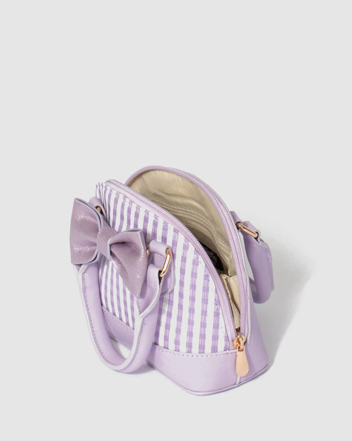 Colette by Colette Hayman Purple Monica Bow Tote Bag