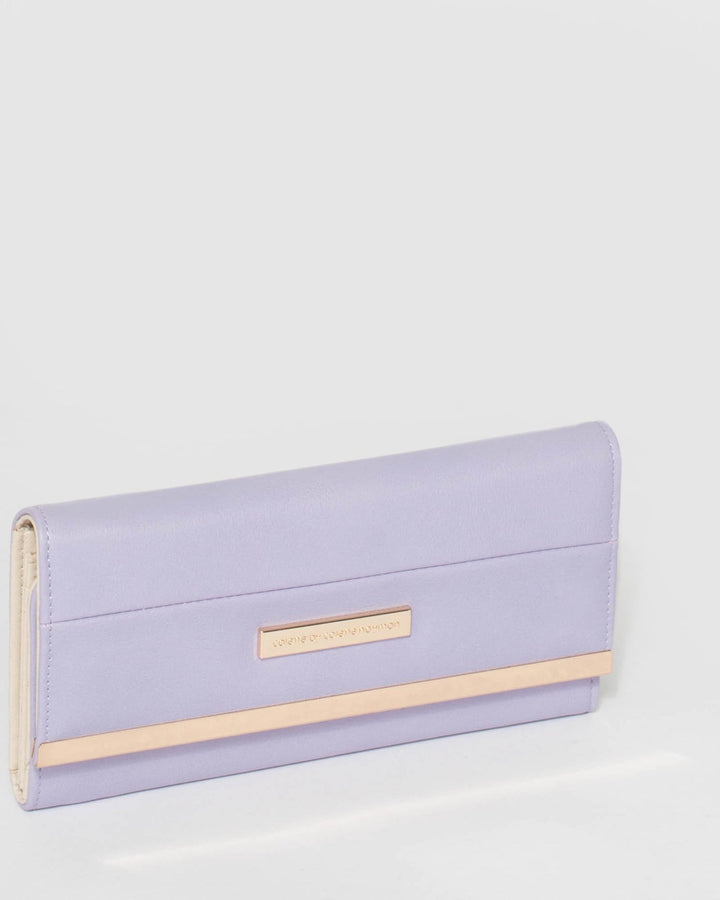 Purple Natalie Panel Wallet | Wallets
