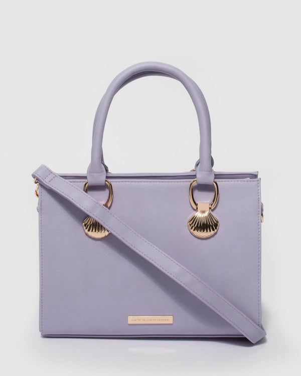 Purple Stef Shell Tote Bag | Mini Bags