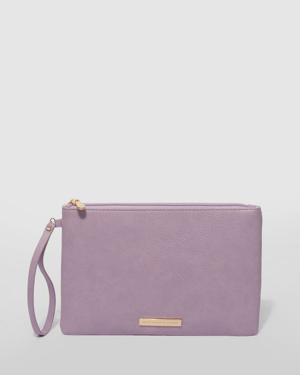Purple Tasha Wristlet Clutch Bag | Clutch Bags