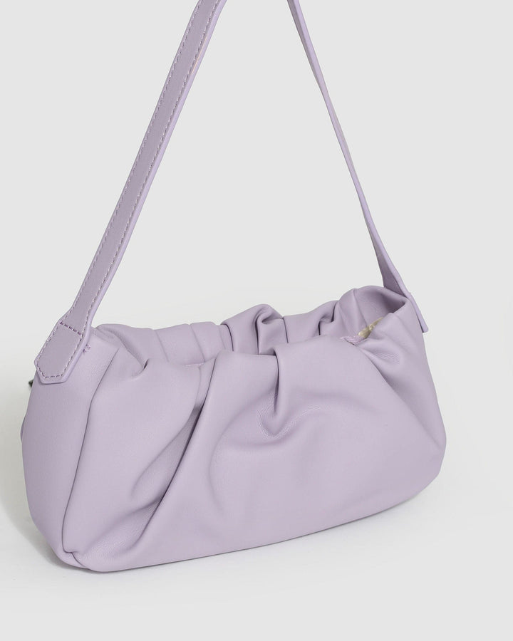 Purple Tilly Baguette Bag | Shoulder Bags