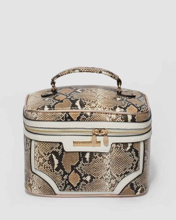 Python Luxe Cosmetic Case | Cosmetic Cases
