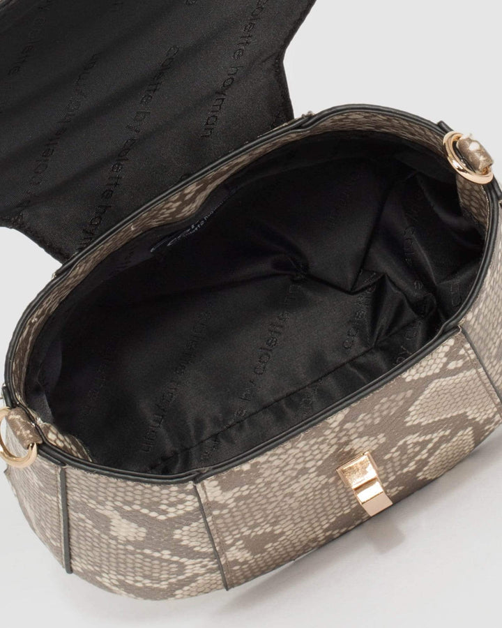 Python Maya Top Handle Mini Bag | Mini Bags