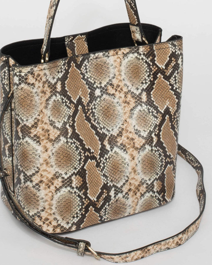 Python Melanie Medium Bucket Bag | Purses