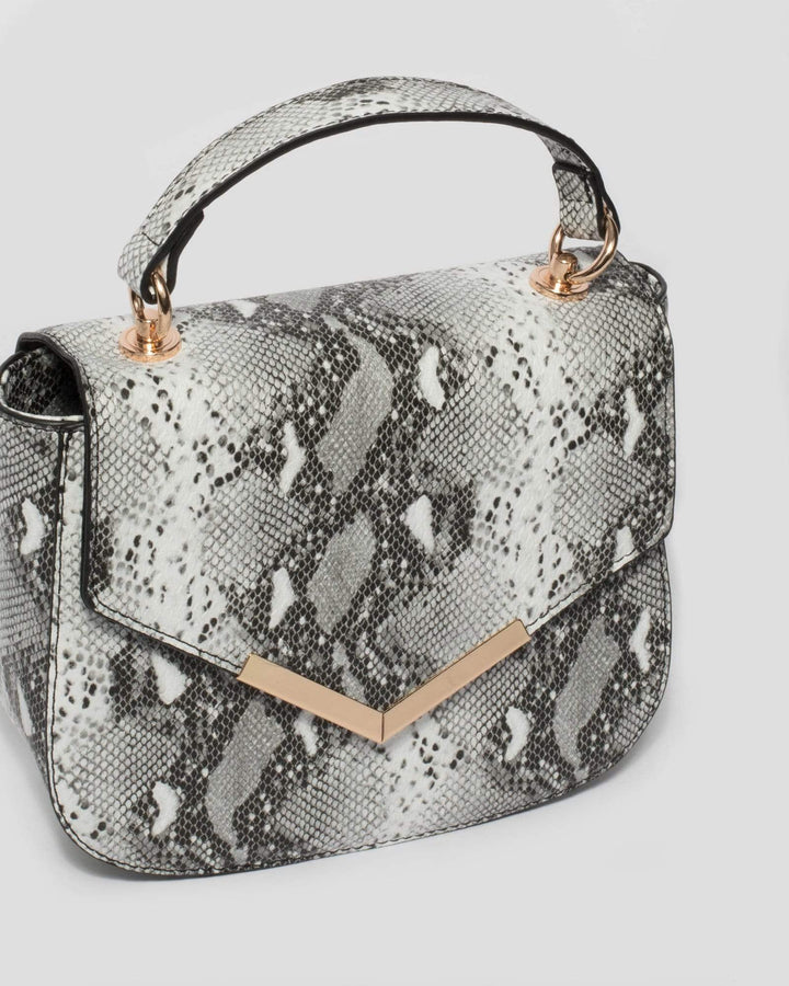 Python Naomi Arrow Mini Bag | Mini Bags