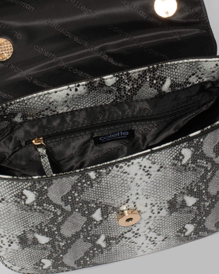Python Naomi Arrow Mini Bag | Mini Bags