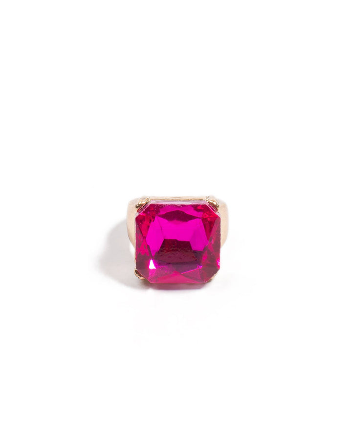 Colette by Colette Hayman Rectangle Stone Cocktail Ring - Medium