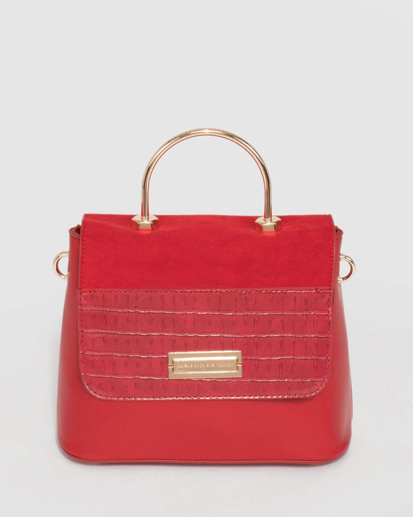Red Ashy Top Handle Mini Bag | Mini Bags