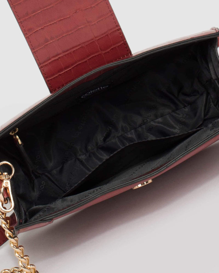 Red Avalee Ring Crossbody Bag | Crossbody Bags