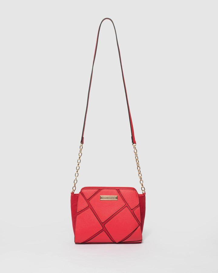 Red Blake Patch Crossbody Bag | Crossbody Bags