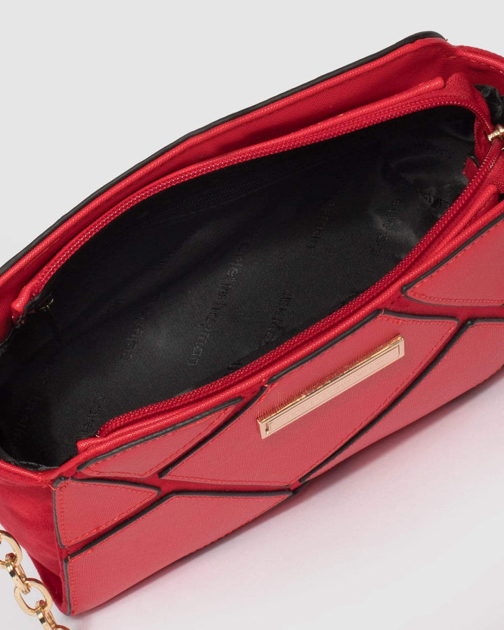 Red Blake Patch Crossbody Bag | Crossbody Bags