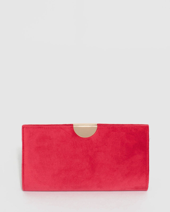 Red Carlie Clutch Bag | Clutch Bags