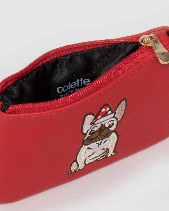 Red Christmas Puppy Purse | Purses