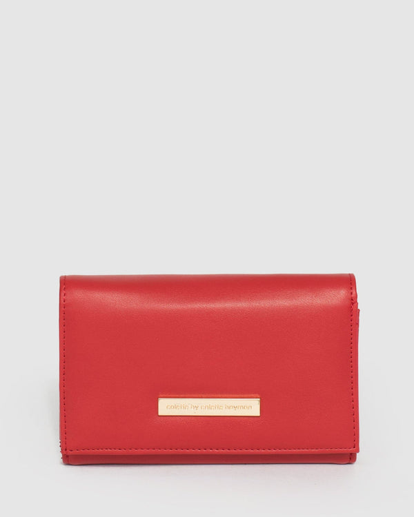 Red Dana Multi Pocket Wallet | Wallets