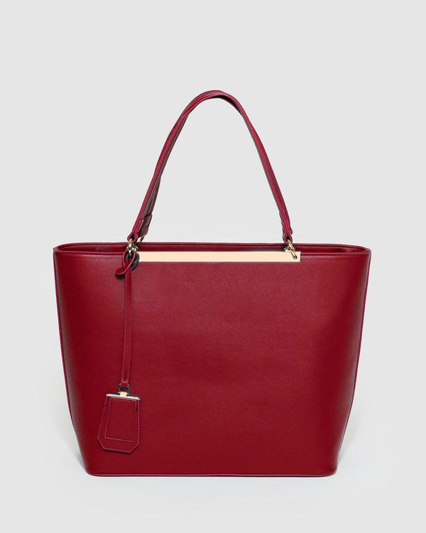 Red Erica Tote Bag | Tote Bags